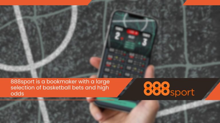 888sport is a bookmaker with a large selection of basketball bets and high odds