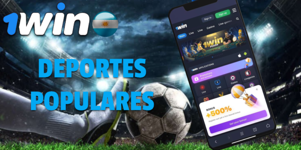 Los deportes más populares para apostar con la app móvil 1win en Argentina