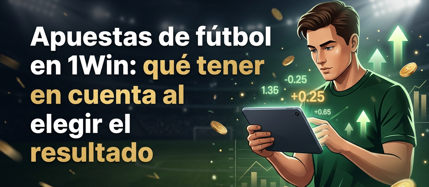 Apuestas de fútbol en 1Win: qué tener en cuenta al elegir el resultado
