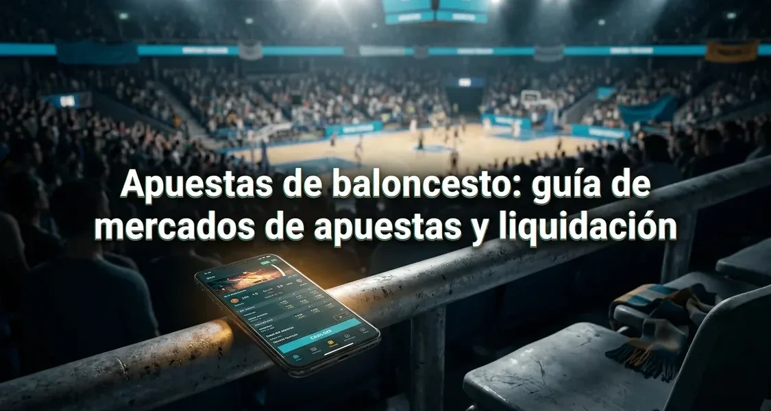 Baloncesto y fichas de apuestas en la cancha de juego