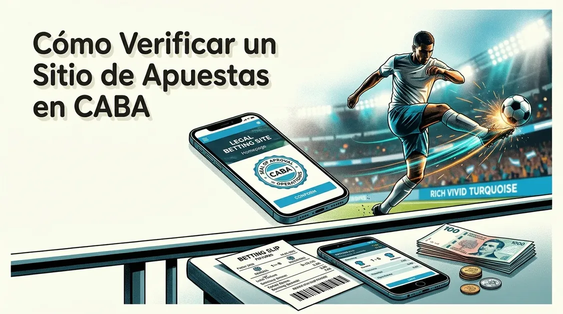 Smartphone showing verified betting site in CABA